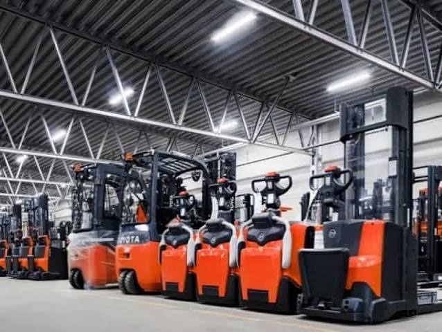 Toyota forklift supplied by Castle Eden Lift Trucks